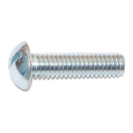 Midwest Fastener 5/16"-18 x 1-1/4 in Slotted Round Machine Screw, Zinc Plated Steel, 15 PK 60343